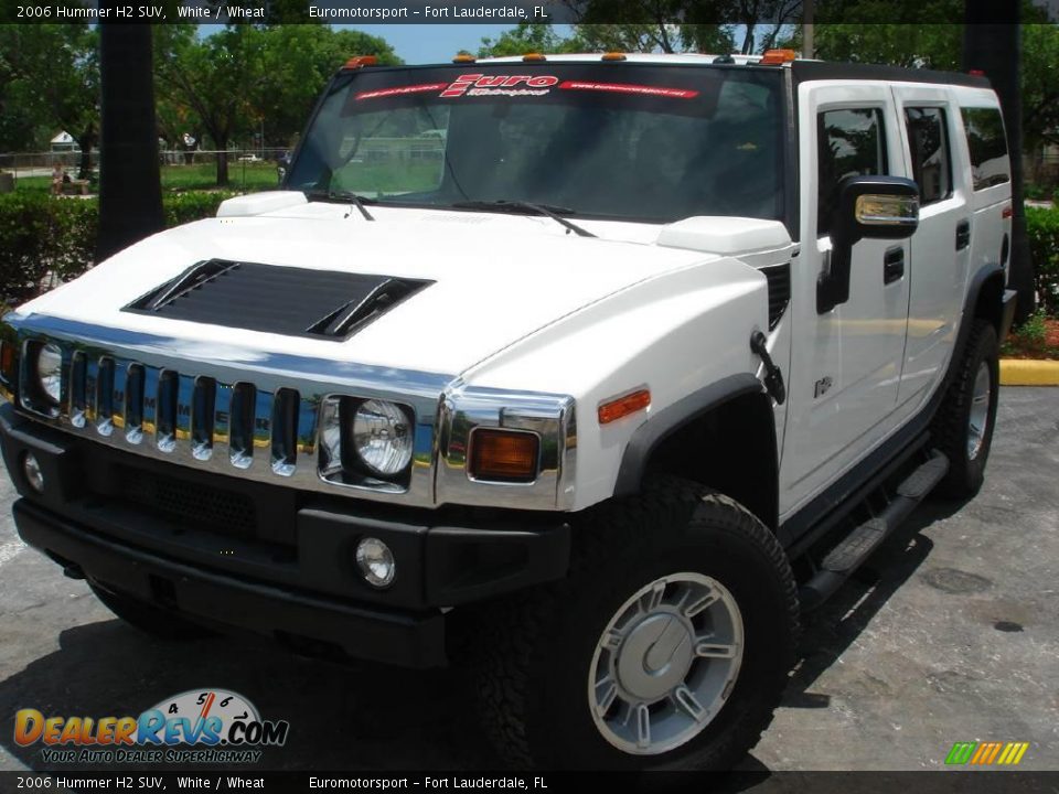 2006 Hummer H2 SUV White / Wheat Photo #5