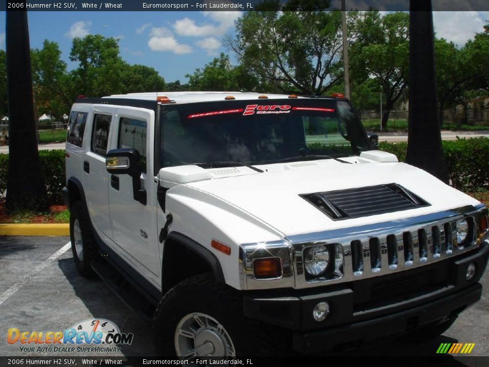 2006 Hummer H2 SUV White / Wheat Photo #12