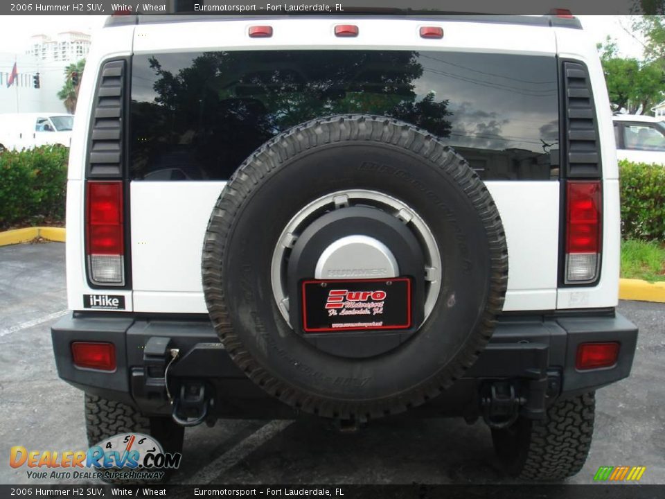 2006 Hummer H2 SUV White / Wheat Photo #13