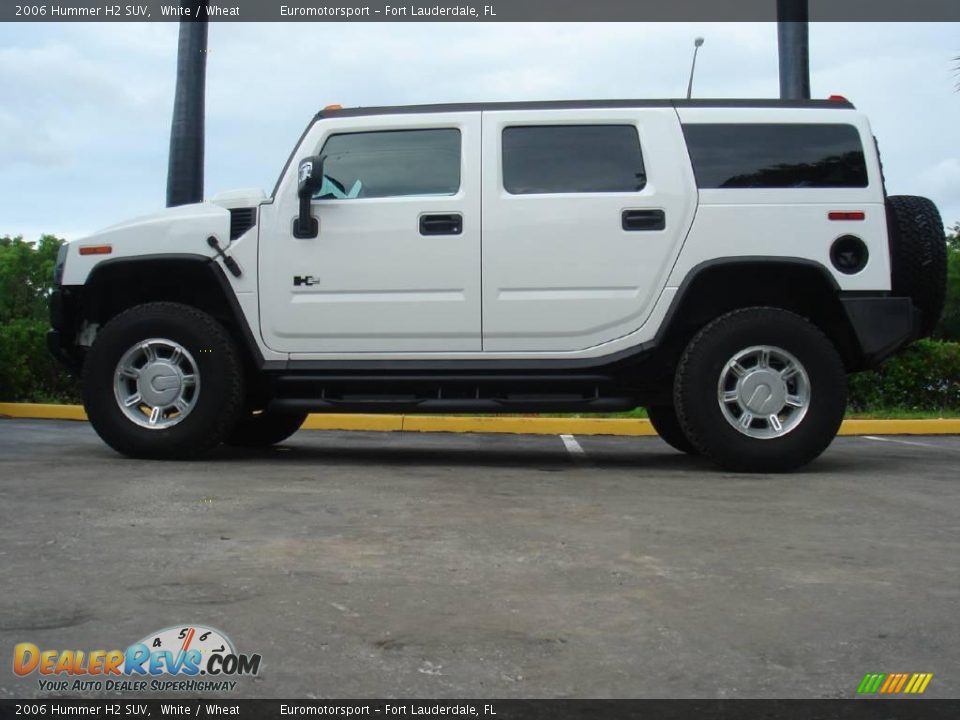 2006 Hummer H2 SUV White / Wheat Photo #16