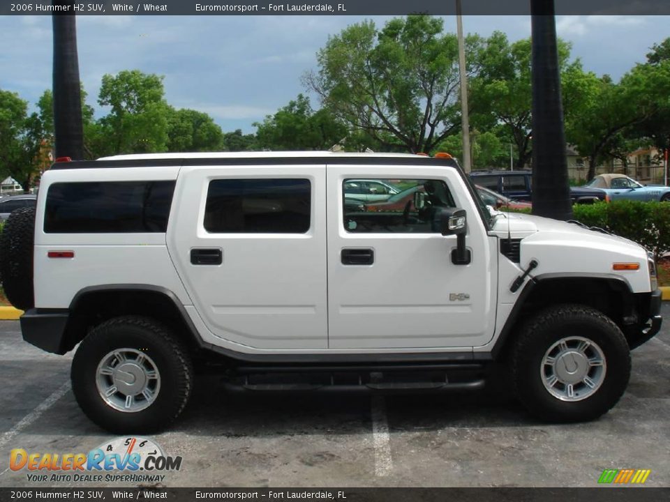 2006 Hummer H2 SUV White / Wheat Photo #17