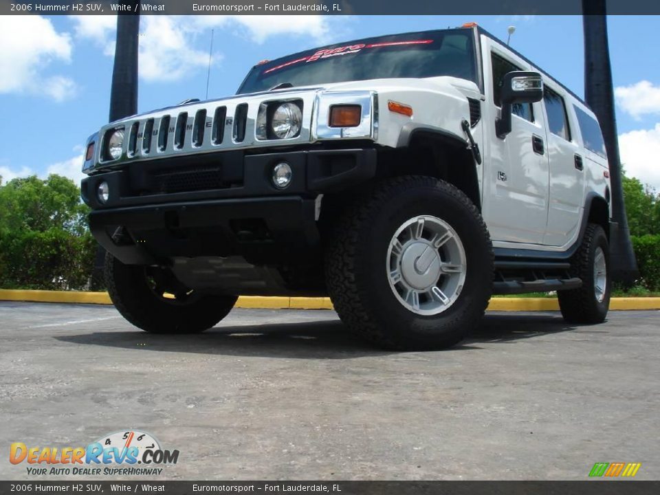 2006 Hummer H2 SUV White / Wheat Photo #18