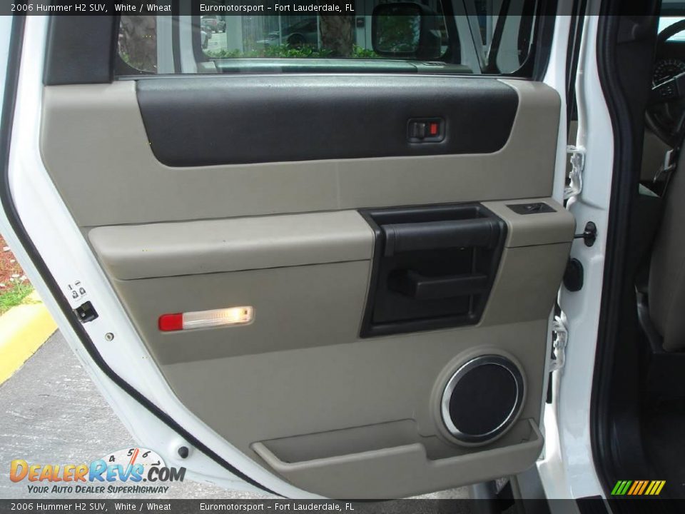 2006 Hummer H2 SUV White / Wheat Photo #21