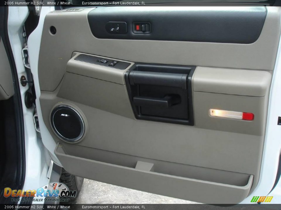 2006 Hummer H2 SUV White / Wheat Photo #22