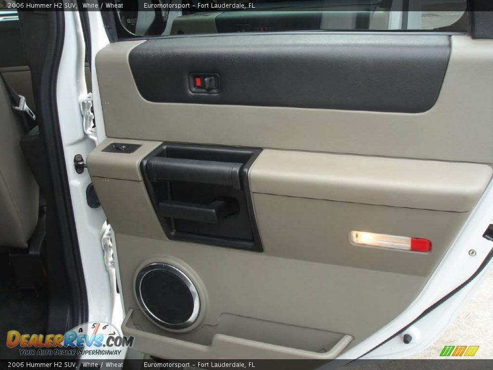 2006 Hummer H2 SUV White / Wheat Photo #23