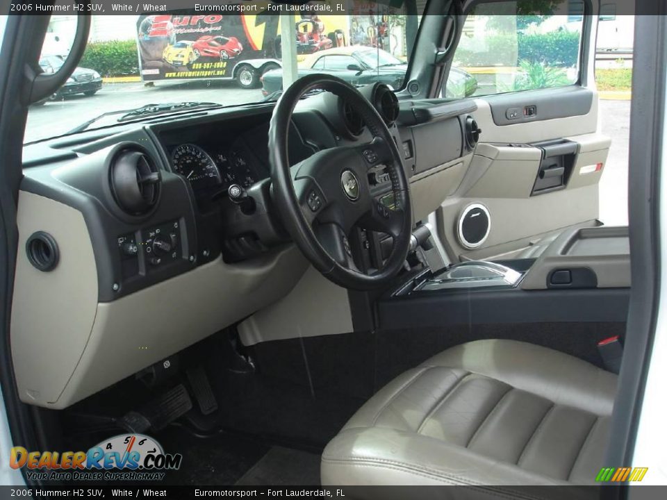 2006 Hummer H2 SUV White / Wheat Photo #24