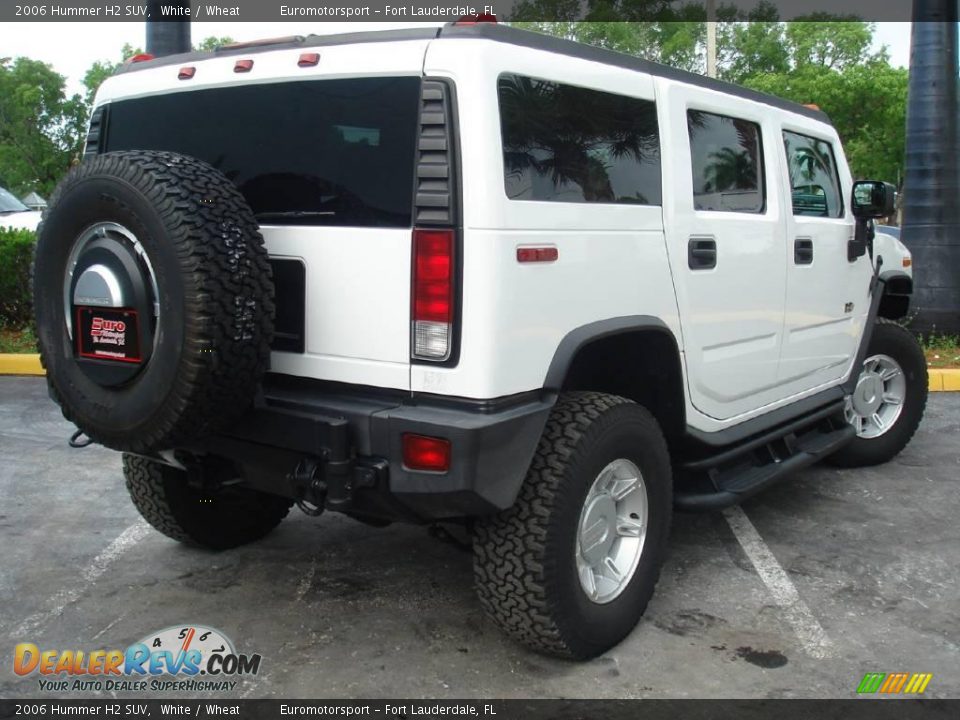 2006 Hummer H2 SUV White / Wheat Photo #25