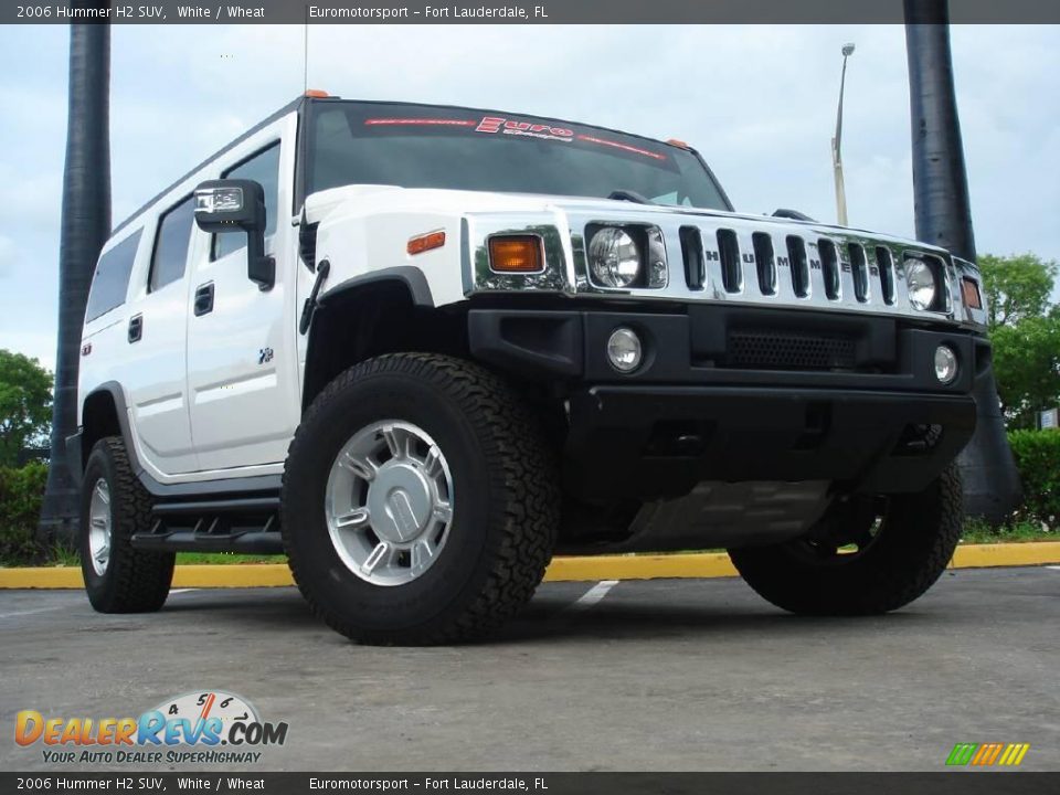 2006 Hummer H2 SUV White / Wheat Photo #29