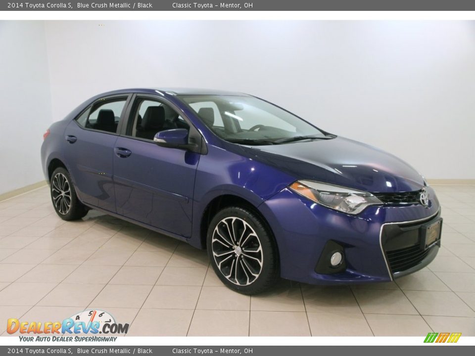2014 Toyota Corolla S Blue Crush Metallic / Black Photo #1