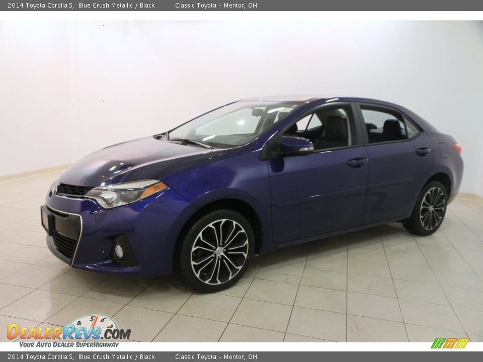 2014 Toyota Corolla S Blue Crush Metallic / Black Photo #3