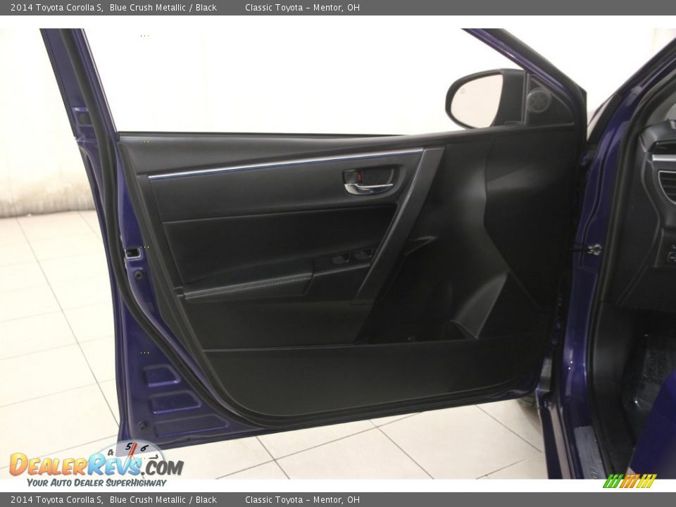 2014 Toyota Corolla S Blue Crush Metallic / Black Photo #4