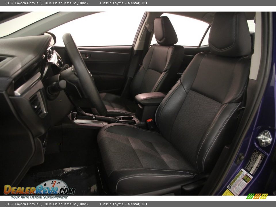 2014 Toyota Corolla S Blue Crush Metallic / Black Photo #5