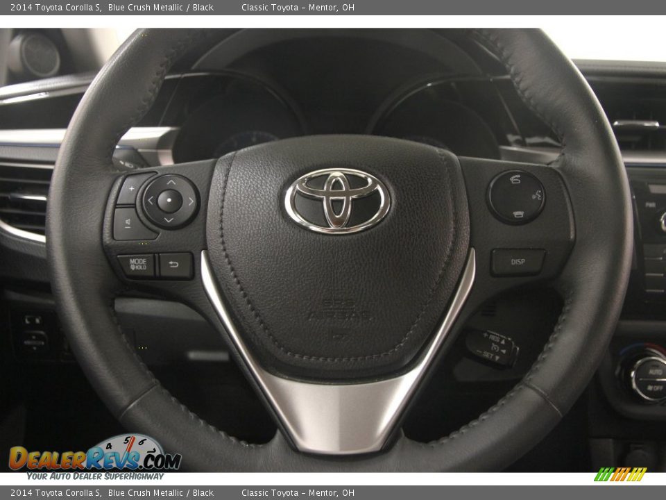 2014 Toyota Corolla S Blue Crush Metallic / Black Photo #6