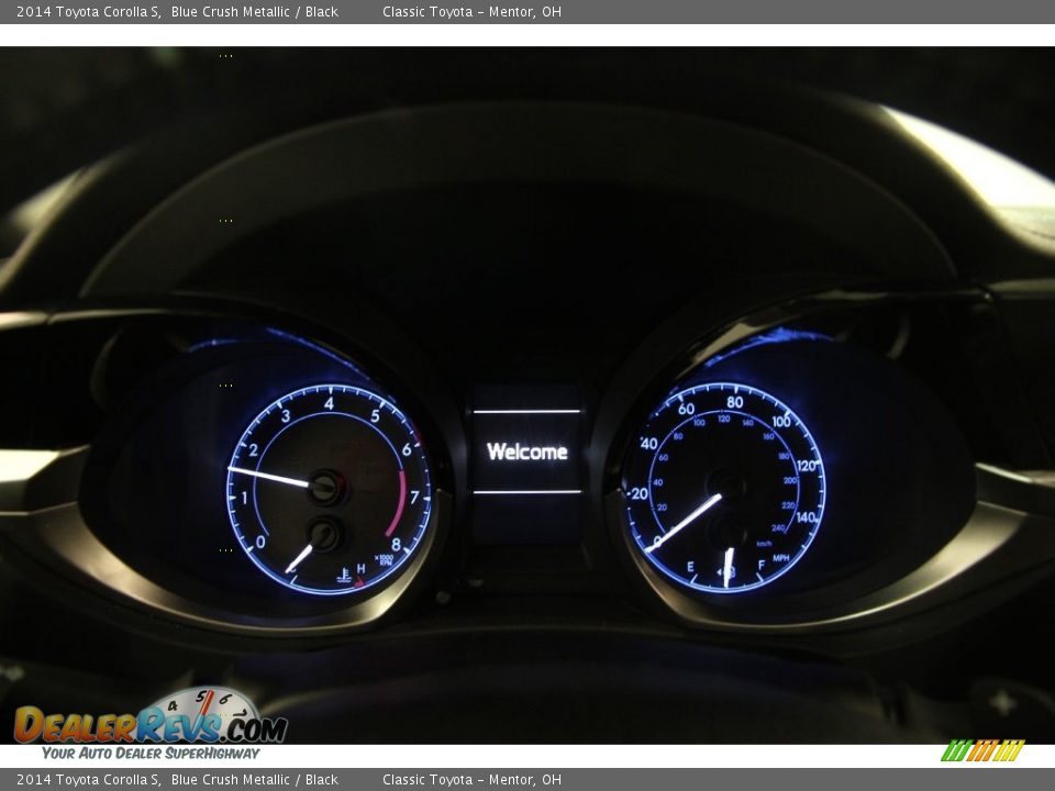 2014 Toyota Corolla S Blue Crush Metallic / Black Photo #7