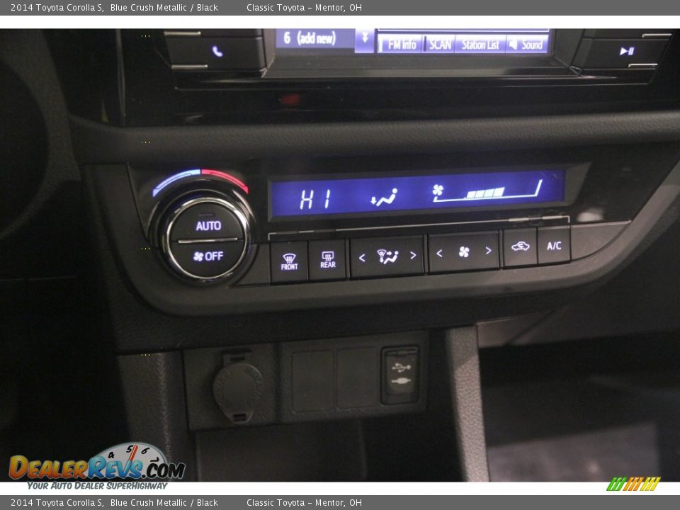 2014 Toyota Corolla S Blue Crush Metallic / Black Photo #11