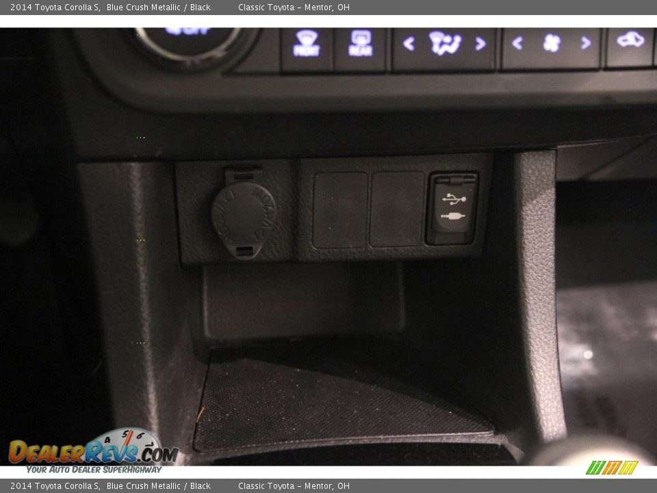 2014 Toyota Corolla S Blue Crush Metallic / Black Photo #12