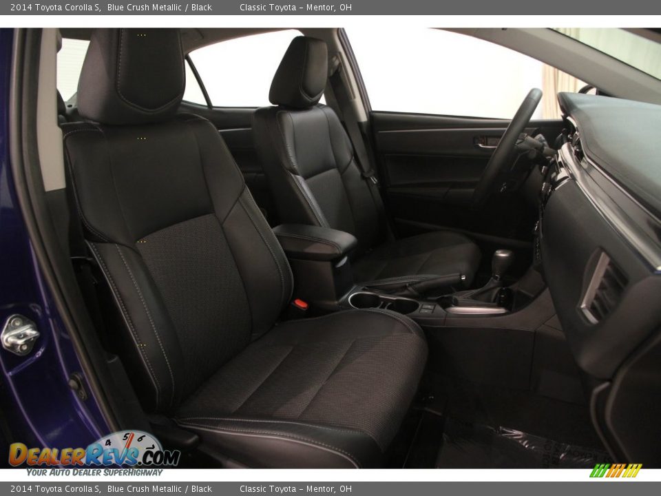 2014 Toyota Corolla S Blue Crush Metallic / Black Photo #14