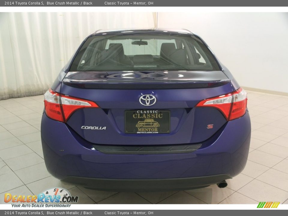 2014 Toyota Corolla S Blue Crush Metallic / Black Photo #17