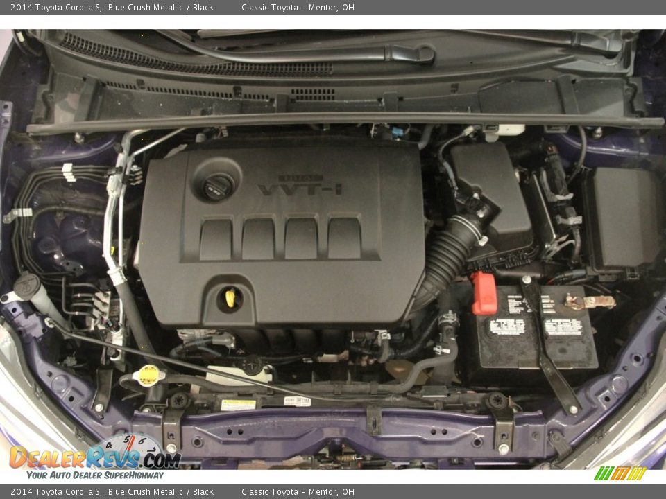 2014 Toyota Corolla S Blue Crush Metallic / Black Photo #18