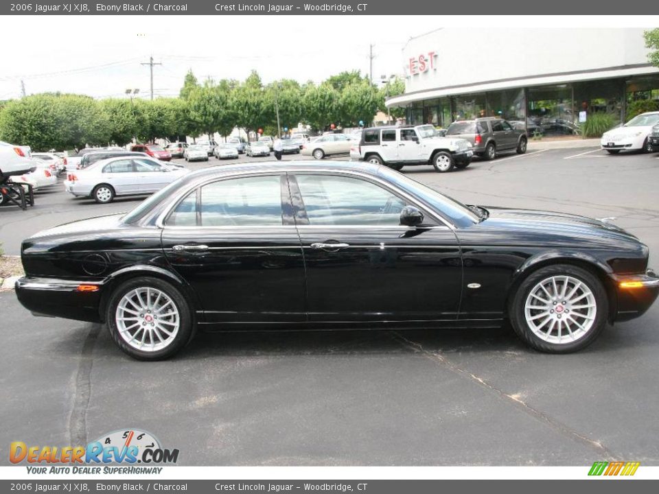 2006 Jaguar XJ XJ8 Ebony Black / Charcoal Photo #4