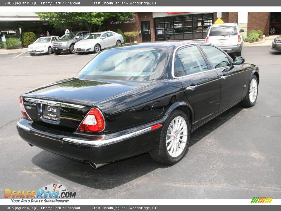 2006 Jaguar XJ XJ8 Ebony Black / Charcoal Photo #5
