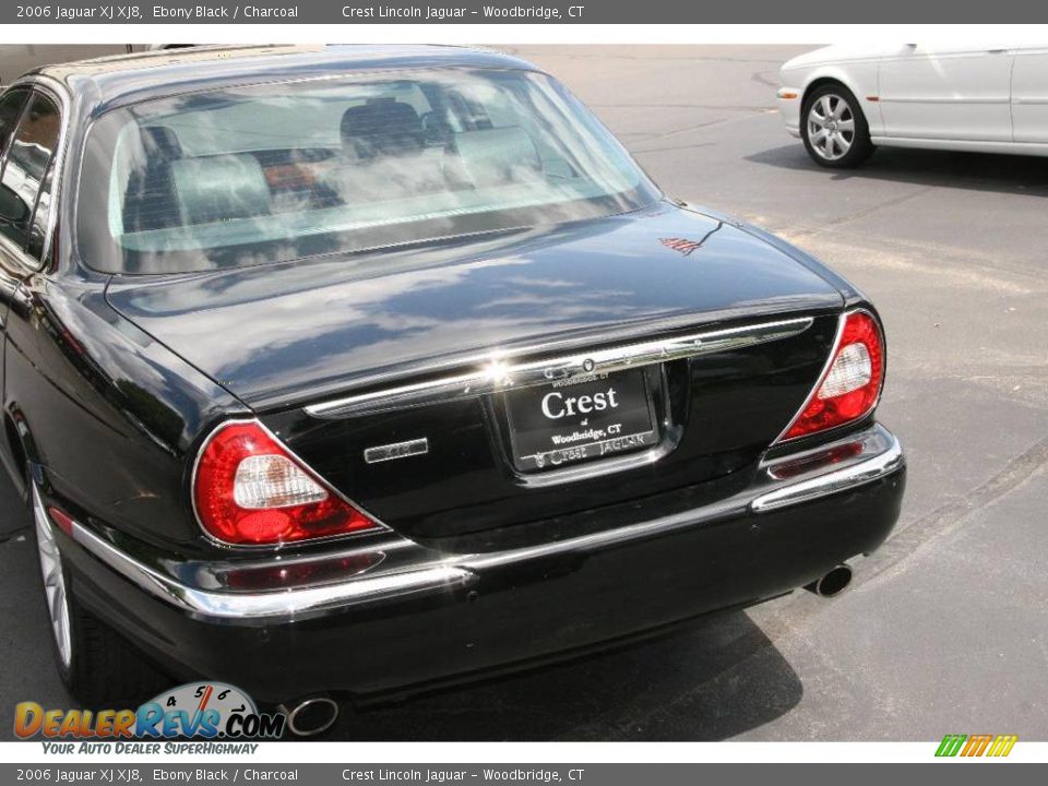 2006 Jaguar XJ XJ8 Ebony Black / Charcoal Photo #6