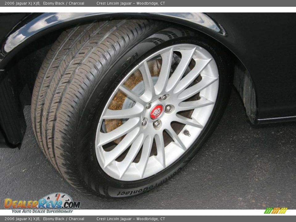 2006 Jaguar XJ XJ8 Ebony Black / Charcoal Photo #14