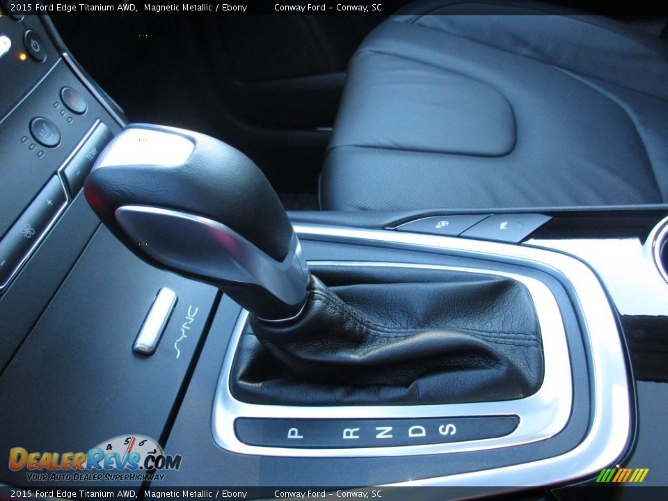 2015 Ford Edge Titanium AWD Magnetic Metallic / Ebony Photo #25