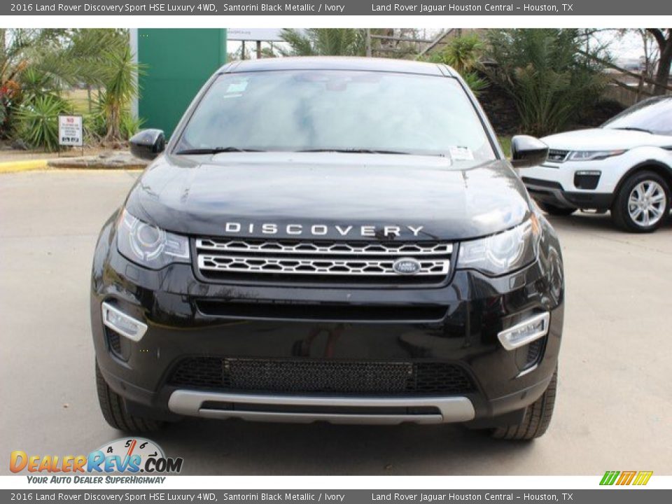 2016 Land Rover Discovery Sport HSE Luxury 4WD Santorini Black Metallic / Ivory Photo #8