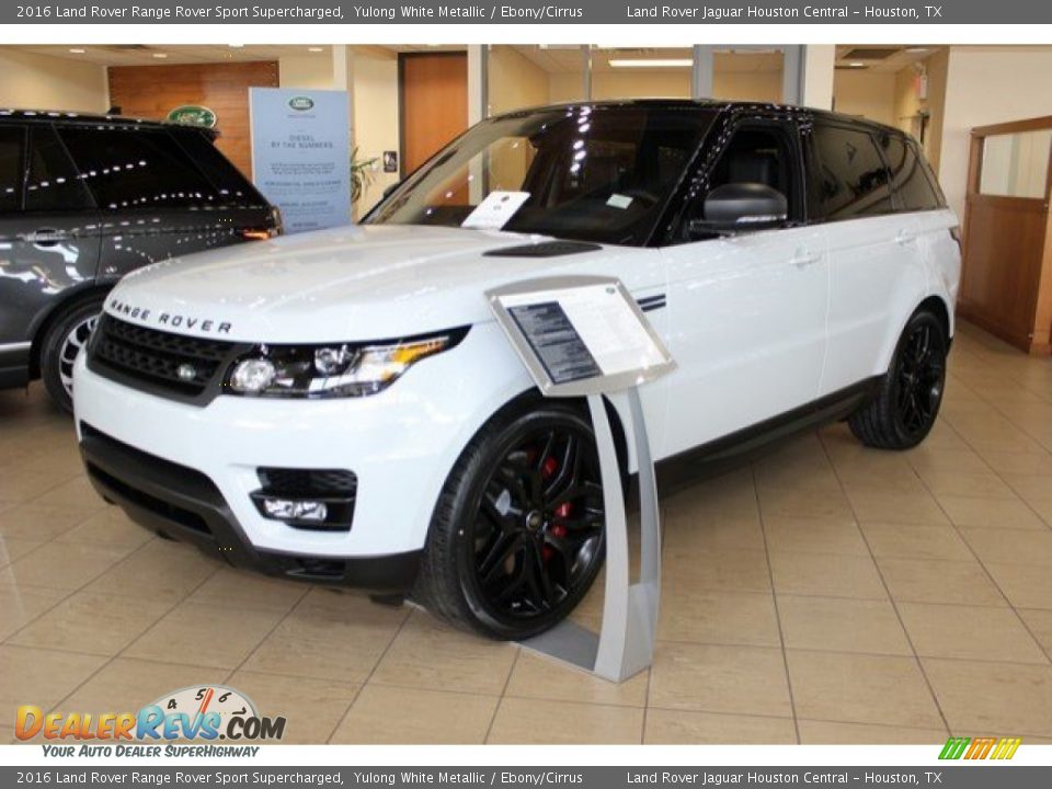 2016 Land Rover Range Rover Sport Supercharged Yulong White Metallic / Ebony/Cirrus Photo #6