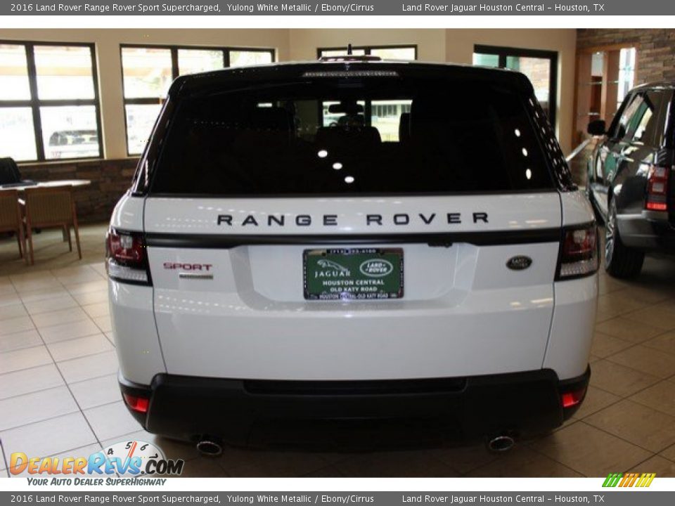 2016 Land Rover Range Rover Sport Supercharged Yulong White Metallic / Ebony/Cirrus Photo #8