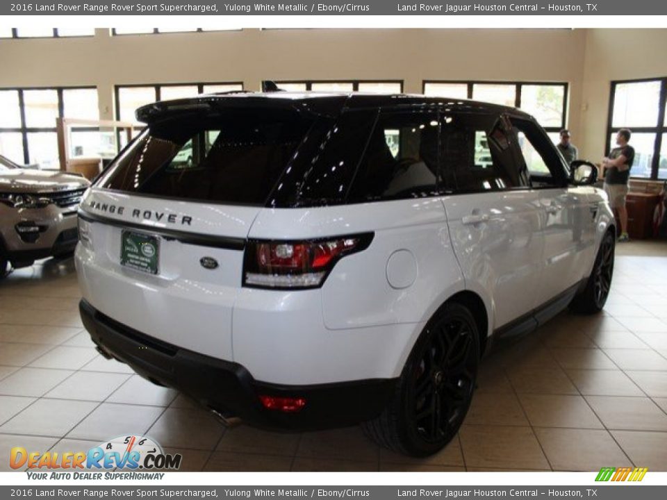 2016 Land Rover Range Rover Sport Supercharged Yulong White Metallic / Ebony/Cirrus Photo #9