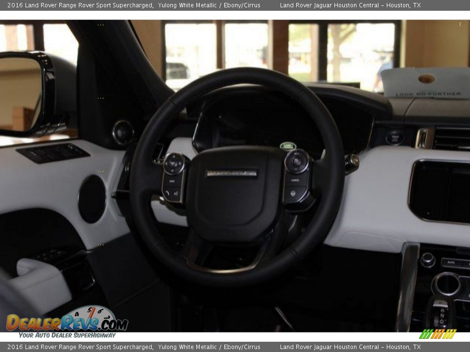 2016 Land Rover Range Rover Sport Supercharged Yulong White Metallic / Ebony/Cirrus Photo #12