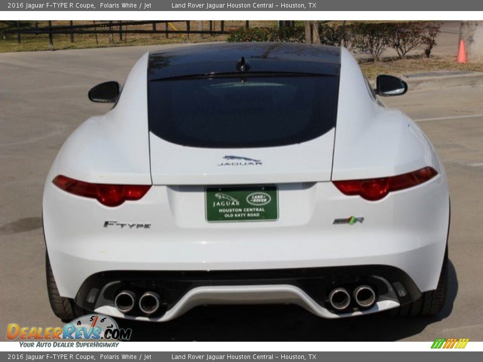 2016 Jaguar F-TYPE R Coupe Polaris White / Jet Photo #10