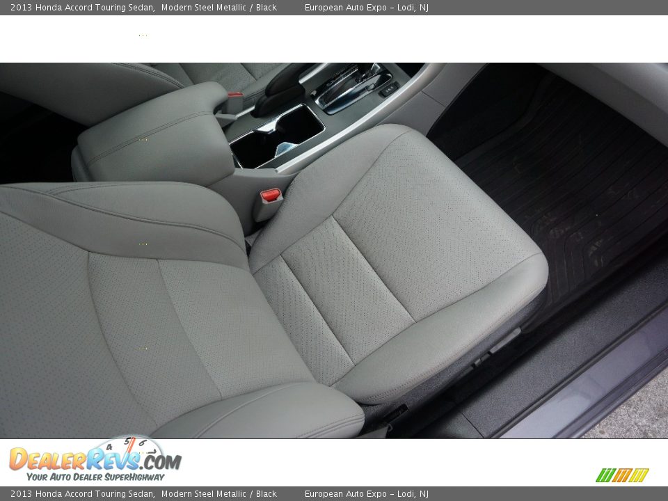 2013 Honda Accord Touring Sedan Modern Steel Metallic / Black Photo #34