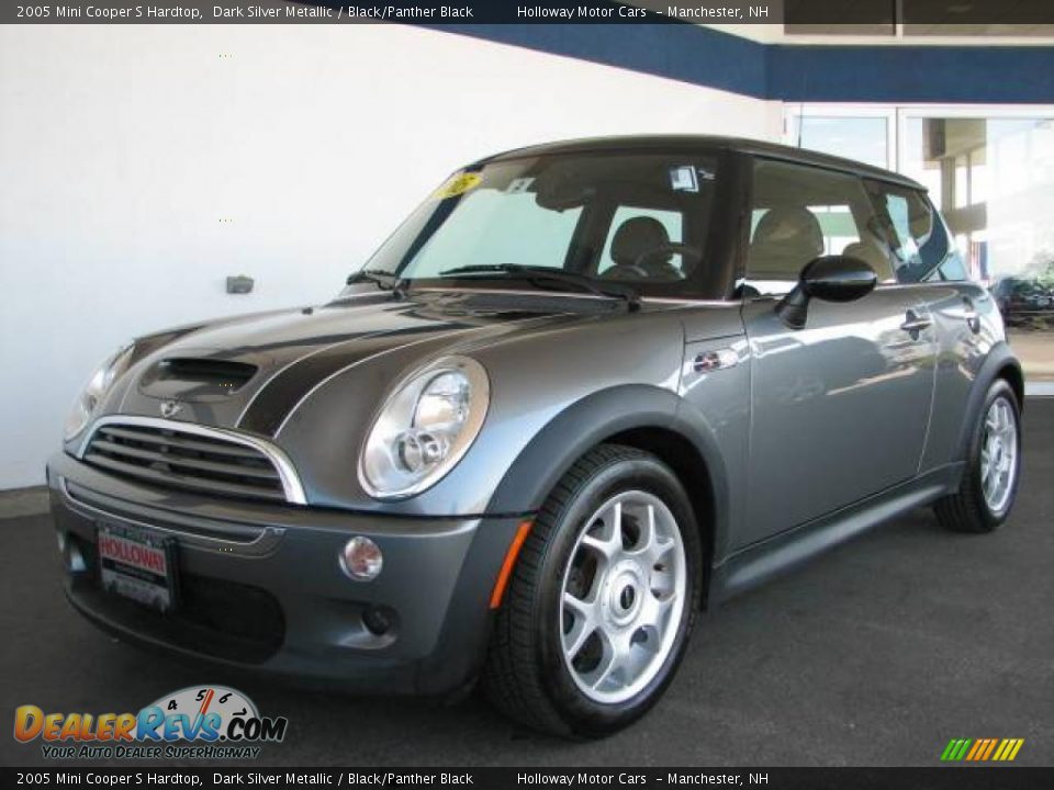 2005 Mini Cooper S Hardtop Dark Silver Metallic / Black/Panther Black Photo #1