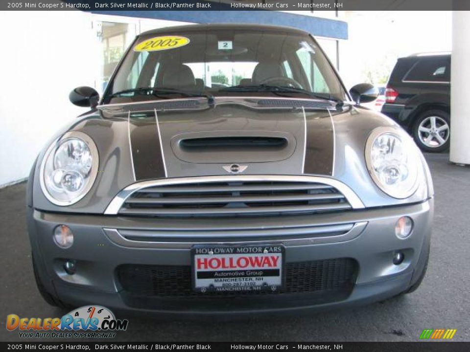 2005 Mini Cooper S Hardtop Dark Silver Metallic / Black/Panther Black Photo #2