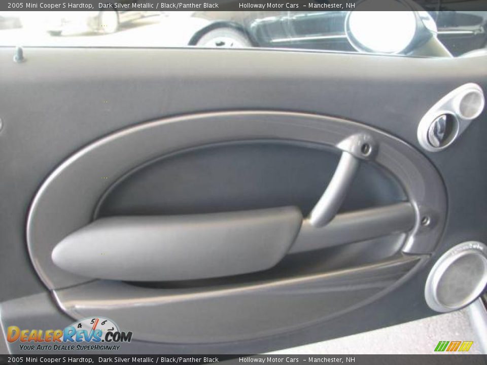 2005 Mini Cooper S Hardtop Dark Silver Metallic / Black/Panther Black Photo #8