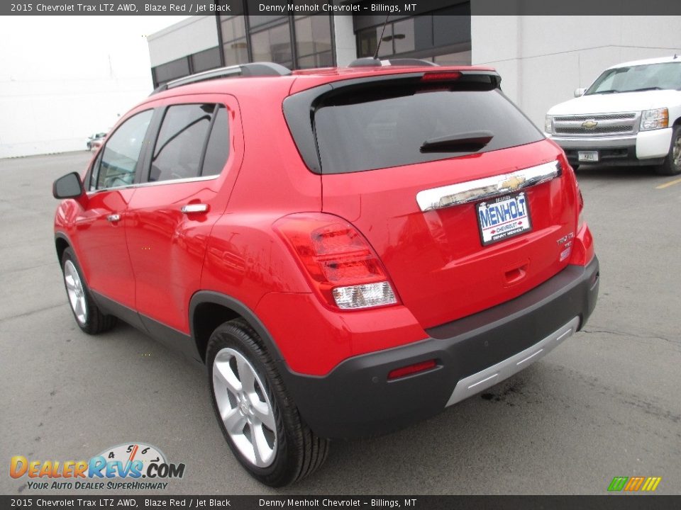 2015 Chevrolet Trax LTZ AWD Blaze Red / Jet Black Photo #4