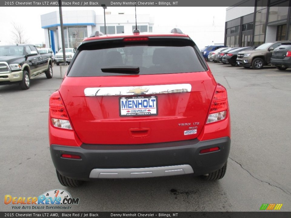 2015 Chevrolet Trax LTZ AWD Blaze Red / Jet Black Photo #5