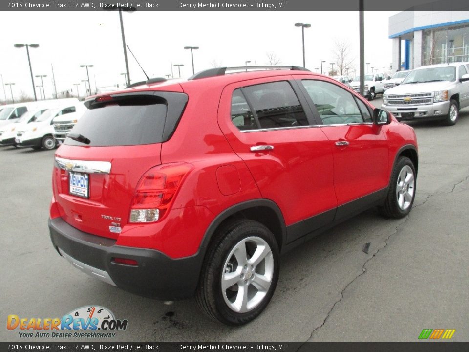 2015 Chevrolet Trax LTZ AWD Blaze Red / Jet Black Photo #6