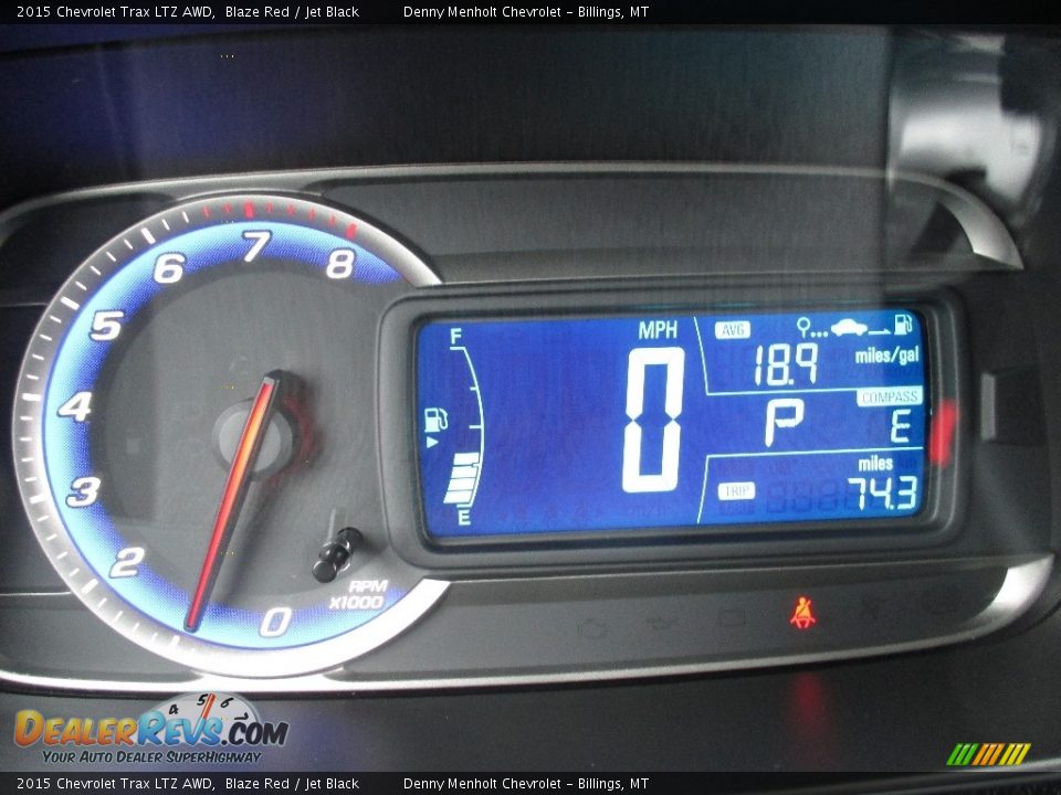 2015 Chevrolet Trax LTZ AWD Blaze Red / Jet Black Photo #14