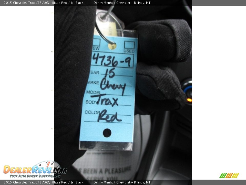2015 Chevrolet Trax LTZ AWD Blaze Red / Jet Black Photo #20