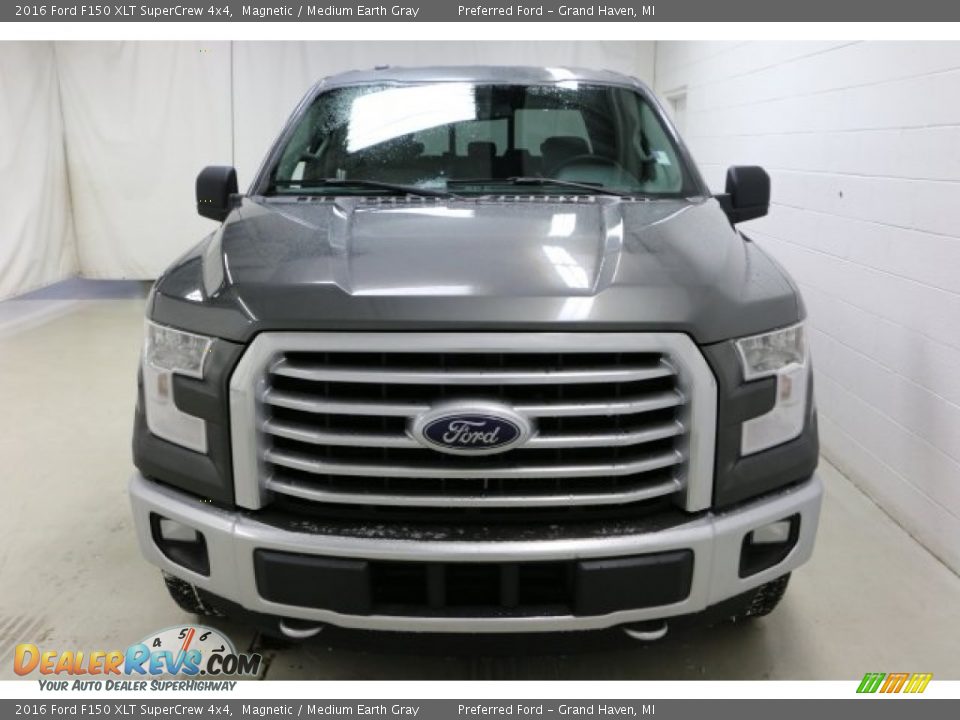 2016 Ford F150 XLT SuperCrew 4x4 Magnetic / Medium Earth Gray Photo #2