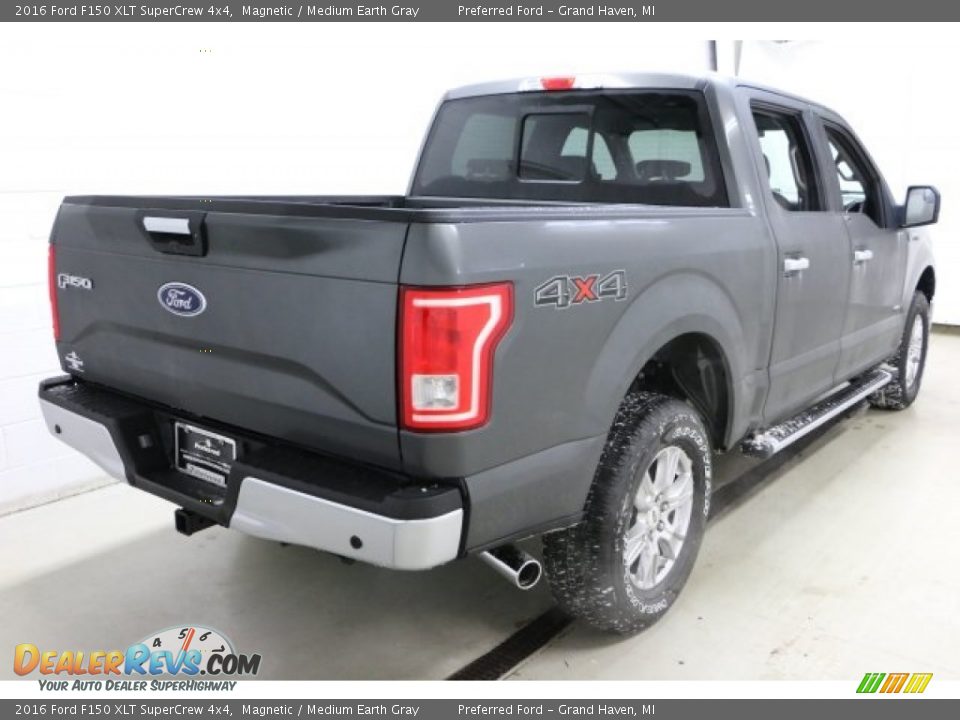 2016 Ford F150 XLT SuperCrew 4x4 Magnetic / Medium Earth Gray Photo #4