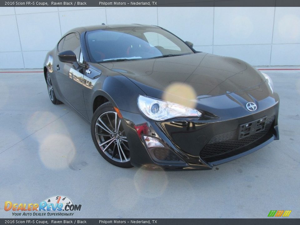 2016 Scion FR-S Coupe Raven Black / Black Photo #1