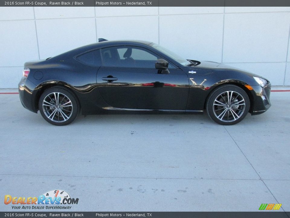 2016 Scion FR-S Coupe Raven Black / Black Photo #4
