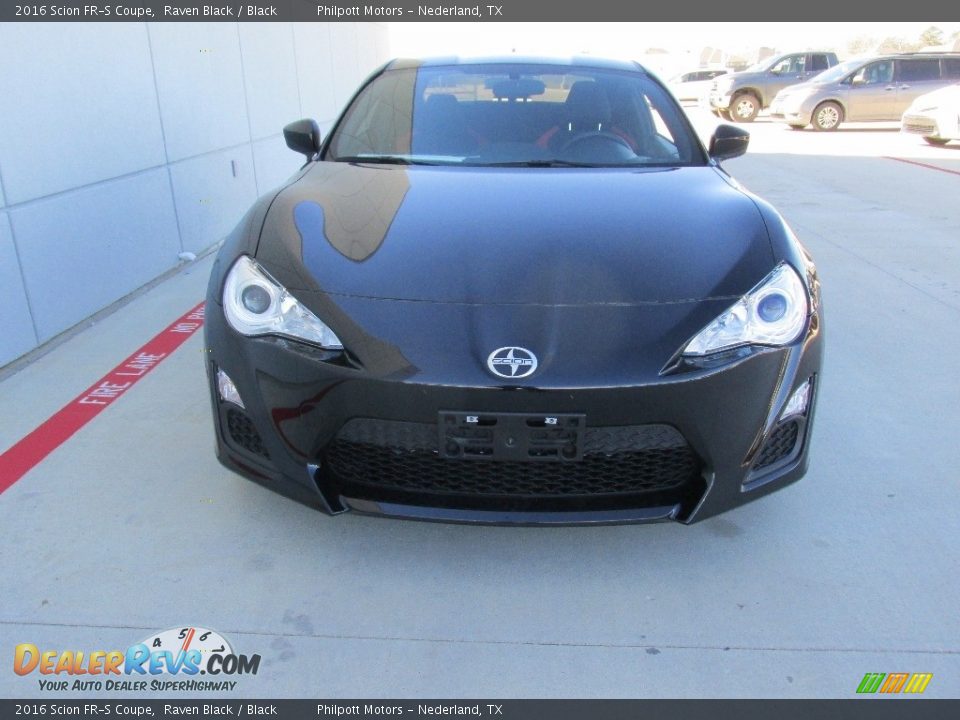 2016 Scion FR-S Coupe Raven Black / Black Photo #9