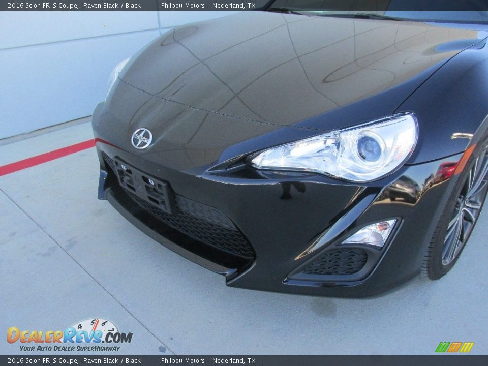 2016 Scion FR-S Coupe Raven Black / Black Photo #11