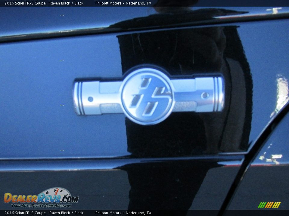 2016 Scion FR-S Coupe Raven Black / Black Photo #13